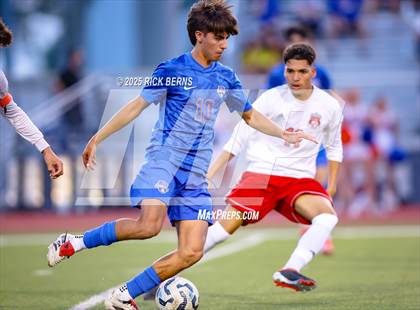Thumbnail 1 in Grand Oaks vs Langham Creek (UIL 6A D2 Soccer Area Playoffs) photogallery.
