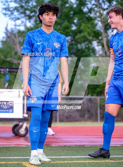 Thumbnail 3 in Grand Oaks vs Langham Creek (UIL 6A D2 Soccer Area Playoffs) photogallery.
