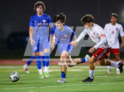 Thumbnail 1 in Grand Oaks vs Langham Creek (UIL 6A D2 Soccer Area Playoffs) photogallery.