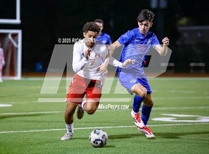 Thumbnail 1 in Grand Oaks vs Langham Creek (UIL 6A D2 Soccer Area Playoffs) photogallery.