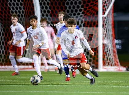 Thumbnail 1 in Grand Oaks vs Langham Creek (UIL 6A D2 Soccer Area Playoffs) photogallery.