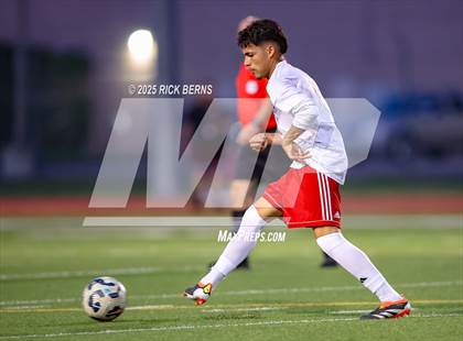 Thumbnail 2 in Grand Oaks vs Langham Creek (UIL 6A D2 Soccer Area Playoffs) photogallery.