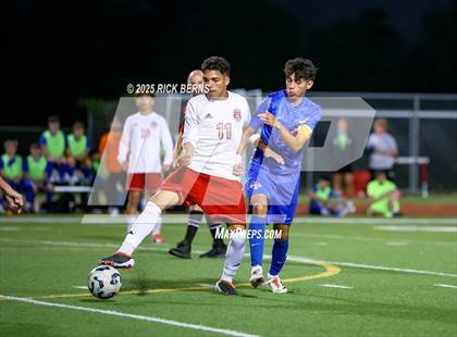 Thumbnail 1 in Grand Oaks vs Langham Creek (UIL 6A D2 Soccer Area Playoffs) photogallery.