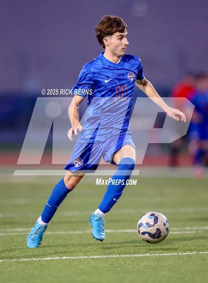 Thumbnail 3 in Grand Oaks vs Langham Creek (UIL 6A D2 Soccer Area Playoffs) photogallery.