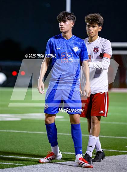 Thumbnail 3 in Grand Oaks vs Langham Creek (UIL 6A D2 Soccer Area Playoffs) photogallery.