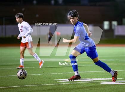 Thumbnail 3 in Grand Oaks vs Langham Creek (UIL 6A D2 Soccer Area Playoffs) photogallery.