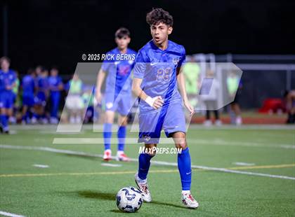 Thumbnail 2 in Grand Oaks vs Langham Creek (UIL 6A D2 Soccer Area Playoffs) photogallery.