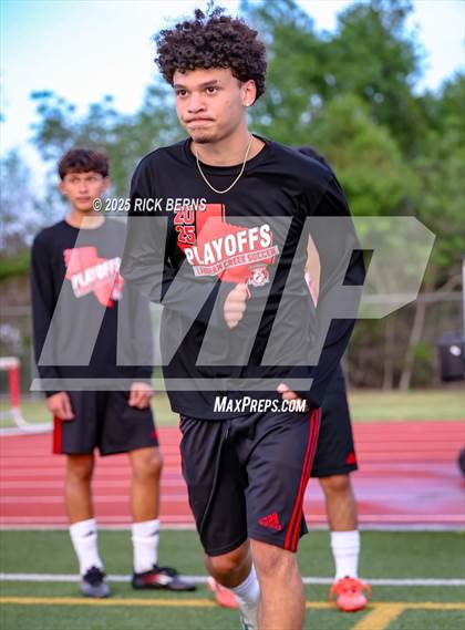 Thumbnail 1 in Grand Oaks vs Langham Creek (UIL 6A D2 Soccer Area Playoffs) photogallery.