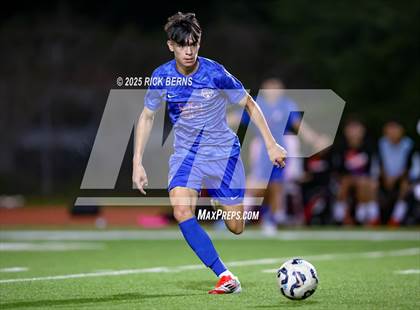 Thumbnail 1 in Grand Oaks vs Langham Creek (UIL 6A D2 Soccer Area Playoffs) photogallery.