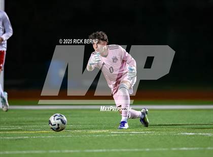 Thumbnail 3 in Grand Oaks vs Langham Creek (UIL 6A D2 Soccer Area Playoffs) photogallery.