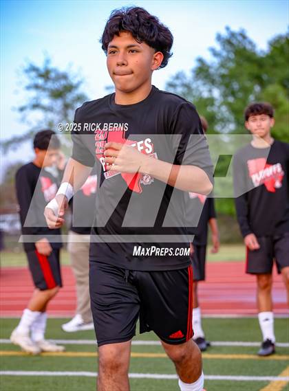 Thumbnail 2 in Grand Oaks vs Langham Creek (UIL 6A D2 Soccer Area Playoffs) photogallery.