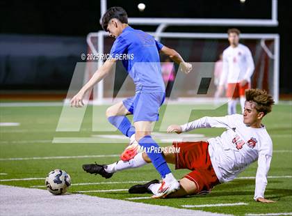 Thumbnail 3 in Grand Oaks vs Langham Creek (UIL 6A D2 Soccer Area Playoffs) photogallery.