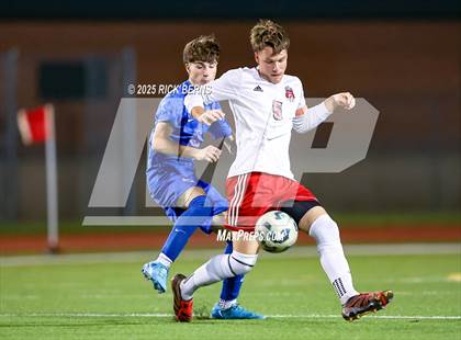 Thumbnail 1 in Grand Oaks vs Langham Creek (UIL 6A D2 Soccer Area Playoffs) photogallery.