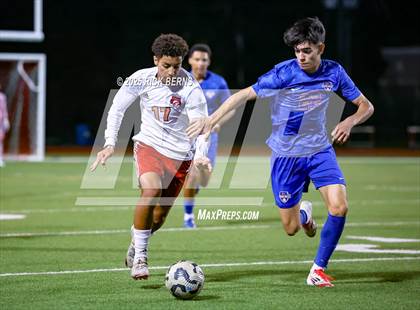 Thumbnail 3 in Grand Oaks vs Langham Creek (UIL 6A D2 Soccer Area Playoffs) photogallery.