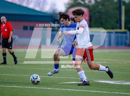 Thumbnail 3 in Grand Oaks vs Langham Creek (UIL 6A D2 Soccer Area Playoffs) photogallery.