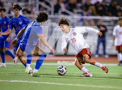 Thumbnail 1 in Grand Oaks vs Langham Creek (UIL 6A D2 Soccer Area Playoffs) photogallery.