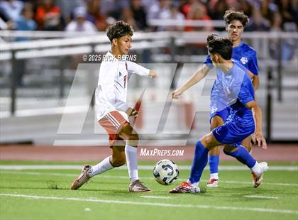 Thumbnail 1 in Grand Oaks vs Langham Creek (UIL 6A D2 Soccer Area Playoffs) photogallery.