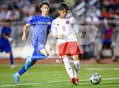 Thumbnail 1 in Grand Oaks vs Langham Creek (UIL 6A D2 Soccer Area Playoffs) photogallery.