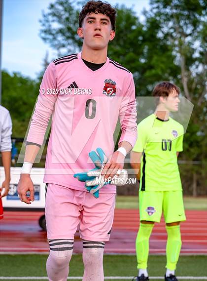 Thumbnail 3 in Grand Oaks vs Langham Creek (UIL 6A D2 Soccer Area Playoffs) photogallery.