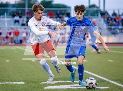 Thumbnail 2 in Grand Oaks vs Langham Creek (UIL 6A D2 Soccer Area Playoffs) photogallery.