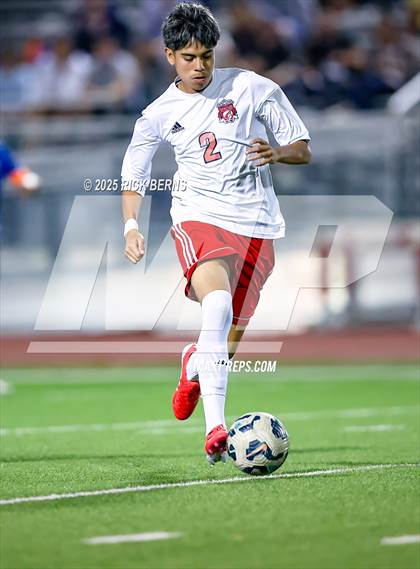 Thumbnail 1 in Grand Oaks vs Langham Creek (UIL 6A D2 Soccer Area Playoffs) photogallery.