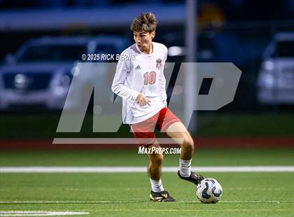 Thumbnail 3 in Grand Oaks vs Langham Creek (UIL 6A D2 Soccer Area Playoffs) photogallery.