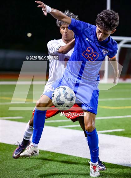 Thumbnail 1 in Grand Oaks vs Langham Creek (UIL 6A D2 Soccer Area Playoffs) photogallery.