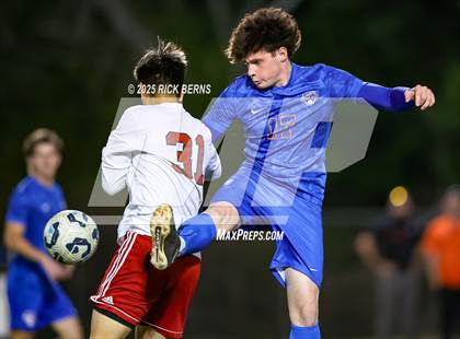 Thumbnail 2 in Grand Oaks vs Langham Creek (UIL 6A D2 Soccer Area Playoffs) photogallery.