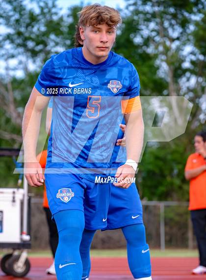 Thumbnail 2 in Grand Oaks vs Langham Creek (UIL 6A D2 Soccer Area Playoffs) photogallery.