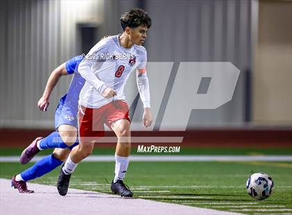Thumbnail 1 in Grand Oaks vs Langham Creek (UIL 6A D2 Soccer Area Playoffs) photogallery.