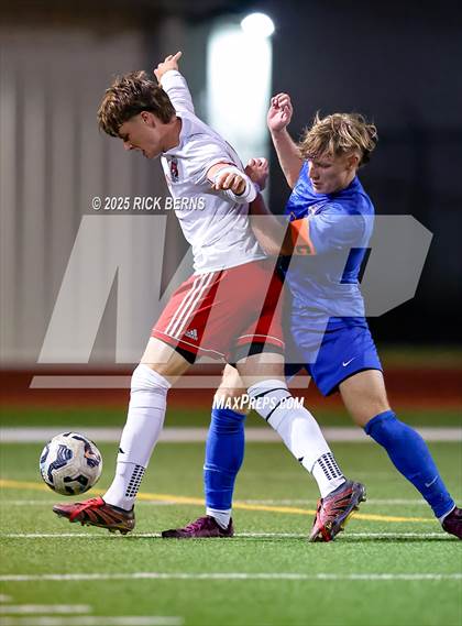 Thumbnail 1 in Grand Oaks vs Langham Creek (UIL 6A D2 Soccer Area Playoffs) photogallery.