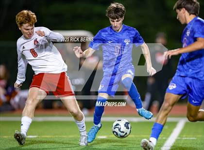 Thumbnail 2 in Grand Oaks vs Langham Creek (UIL 6A D2 Soccer Area Playoffs) photogallery.