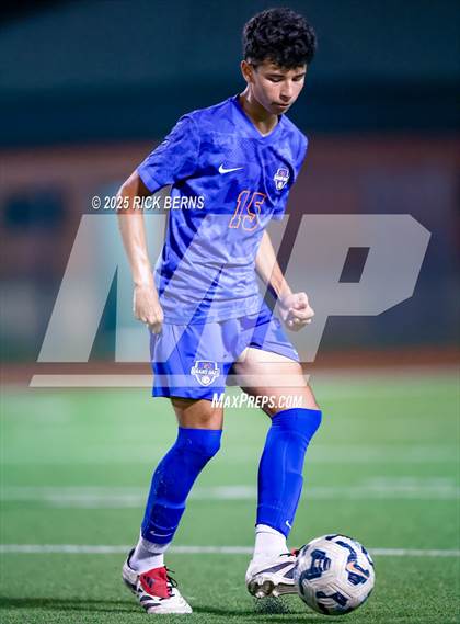 Thumbnail 3 in Grand Oaks vs Langham Creek (UIL 6A D2 Soccer Area Playoffs) photogallery.
