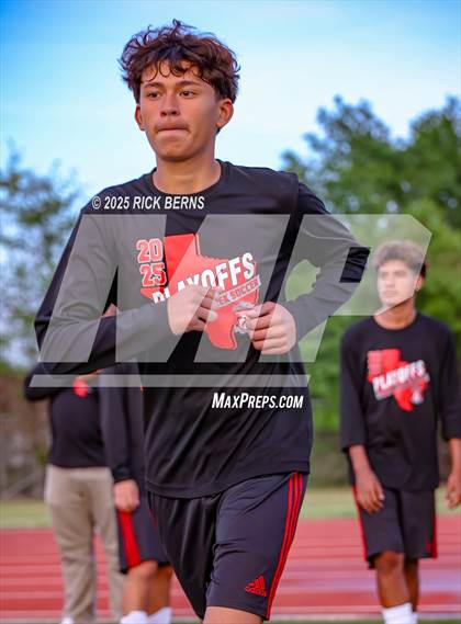Thumbnail 3 in Grand Oaks vs Langham Creek (UIL 6A D2 Soccer Area Playoffs) photogallery.