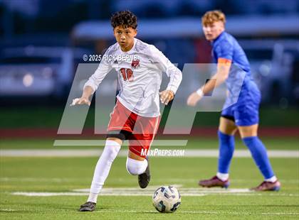 Thumbnail 3 in Grand Oaks vs Langham Creek (UIL 6A D2 Soccer Area Playoffs) photogallery.