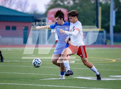 Thumbnail 2 in Grand Oaks vs Langham Creek (UIL 6A D2 Soccer Area Playoffs) photogallery.