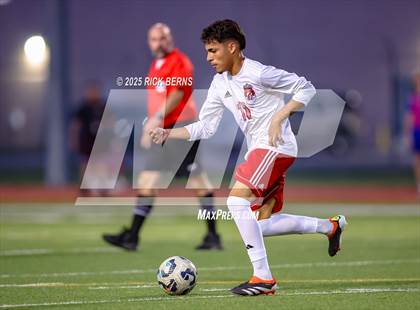 Thumbnail 1 in Grand Oaks vs Langham Creek (UIL 6A D2 Soccer Area Playoffs) photogallery.
