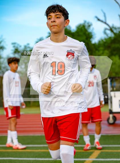 Thumbnail 1 in Grand Oaks vs Langham Creek (UIL 6A D2 Soccer Area Playoffs) photogallery.