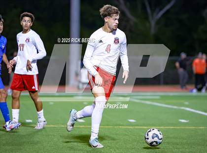 Thumbnail 3 in Grand Oaks vs Langham Creek (UIL 6A D2 Soccer Area Playoffs) photogallery.