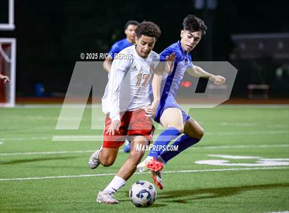 Thumbnail 2 in Grand Oaks vs Langham Creek (UIL 6A D2 Soccer Area Playoffs) photogallery.