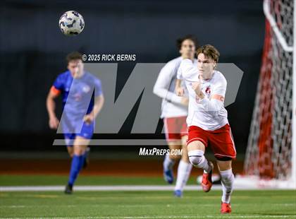 Thumbnail 2 in Grand Oaks vs Langham Creek (UIL 6A D2 Soccer Area Playoffs) photogallery.