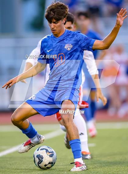 Thumbnail 3 in Grand Oaks vs Langham Creek (UIL 6A D2 Soccer Area Playoffs) photogallery.