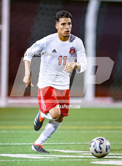 Thumbnail 1 in Grand Oaks vs Langham Creek (UIL 6A D2 Soccer Area Playoffs) photogallery.