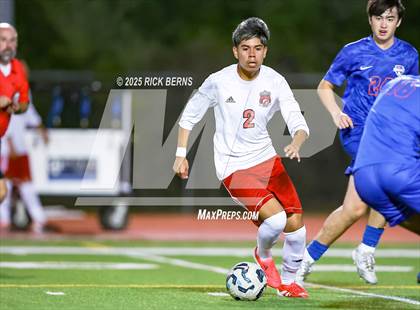 Thumbnail 2 in Grand Oaks vs Langham Creek (UIL 6A D2 Soccer Area Playoffs) photogallery.