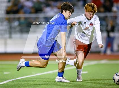 Thumbnail 2 in Grand Oaks vs Langham Creek (UIL 6A D2 Soccer Area Playoffs) photogallery.