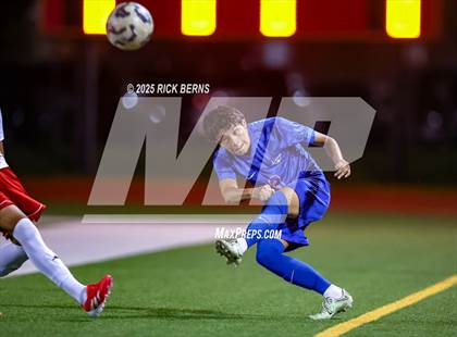 Thumbnail 2 in Grand Oaks vs Langham Creek (UIL 6A D2 Soccer Area Playoffs) photogallery.