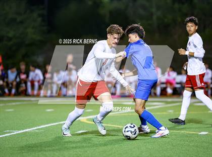 Thumbnail 3 in Grand Oaks vs Langham Creek (UIL 6A D2 Soccer Area Playoffs) photogallery.
