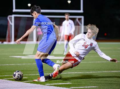 Thumbnail 2 in Grand Oaks vs Langham Creek (UIL 6A D2 Soccer Area Playoffs) photogallery.