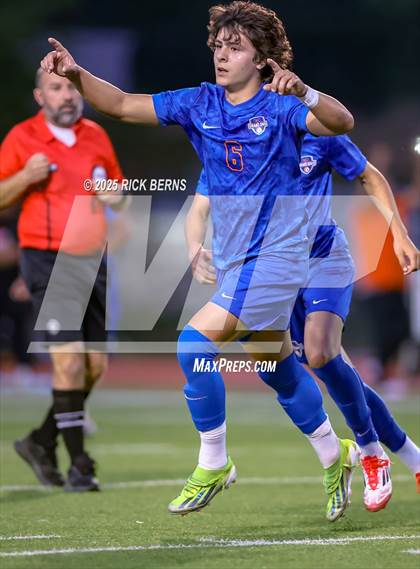 Thumbnail 2 in Grand Oaks vs Langham Creek (UIL 6A D2 Soccer Area Playoffs) photogallery.