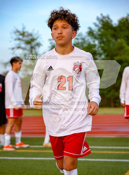 Thumbnail 3 in Grand Oaks vs Langham Creek (UIL 6A D2 Soccer Area Playoffs) photogallery.